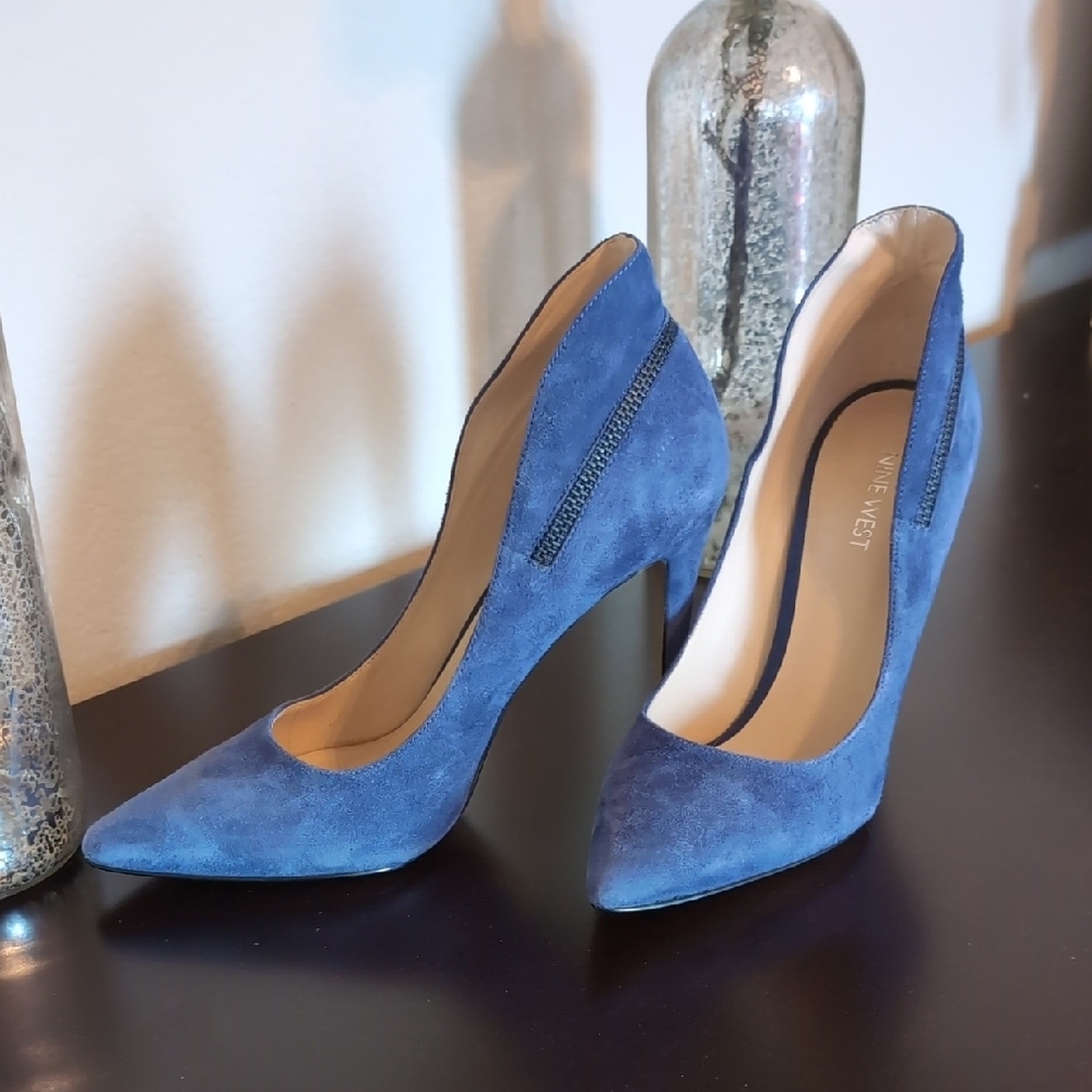 Nine West Blue Stiletto Heels